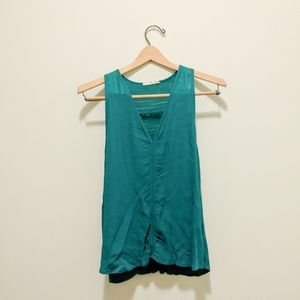 Elodie V Neck Crepe Tank